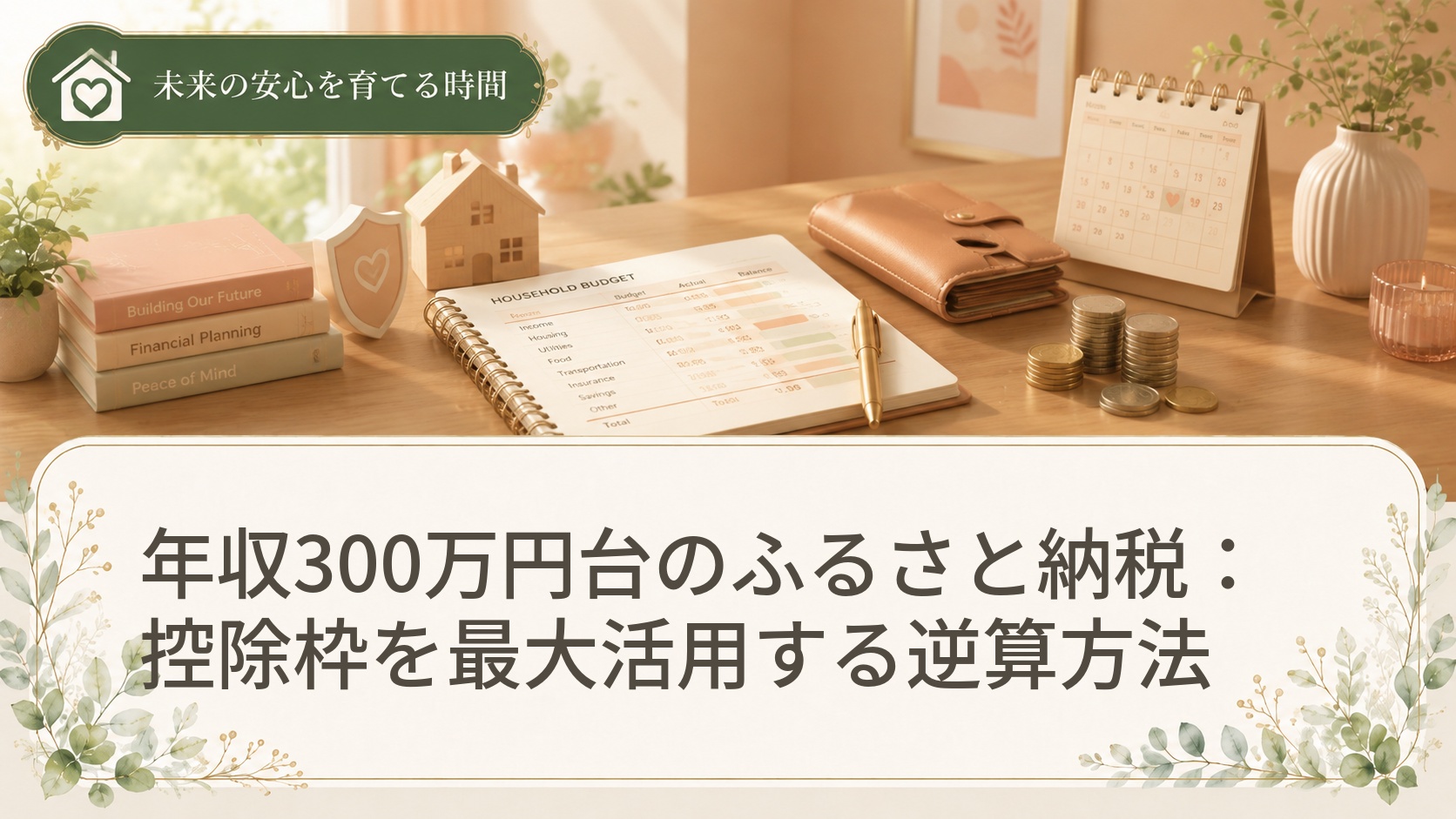年収300万円台のふるさと納税：控除枠を最大活用する逆算方法