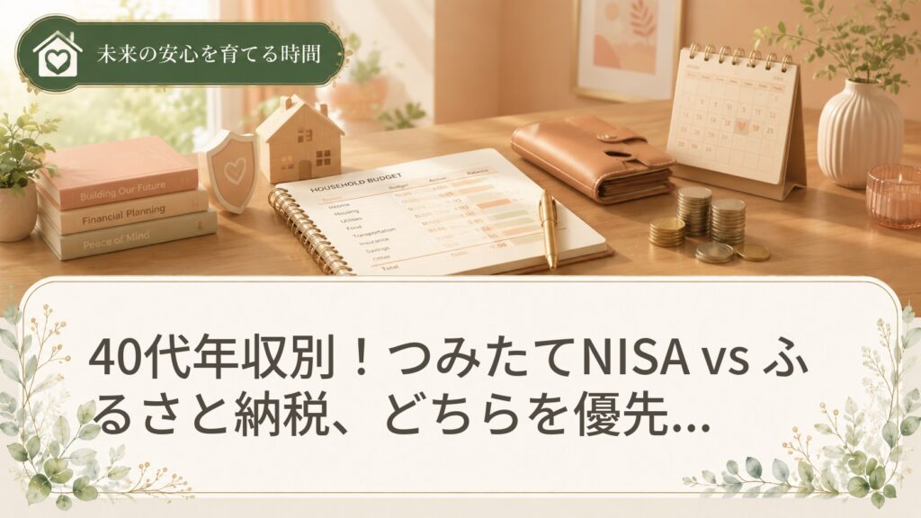 40代年収別！つみたてNISA vs ふるさと納税、どちらを優先すべきか徹底比較