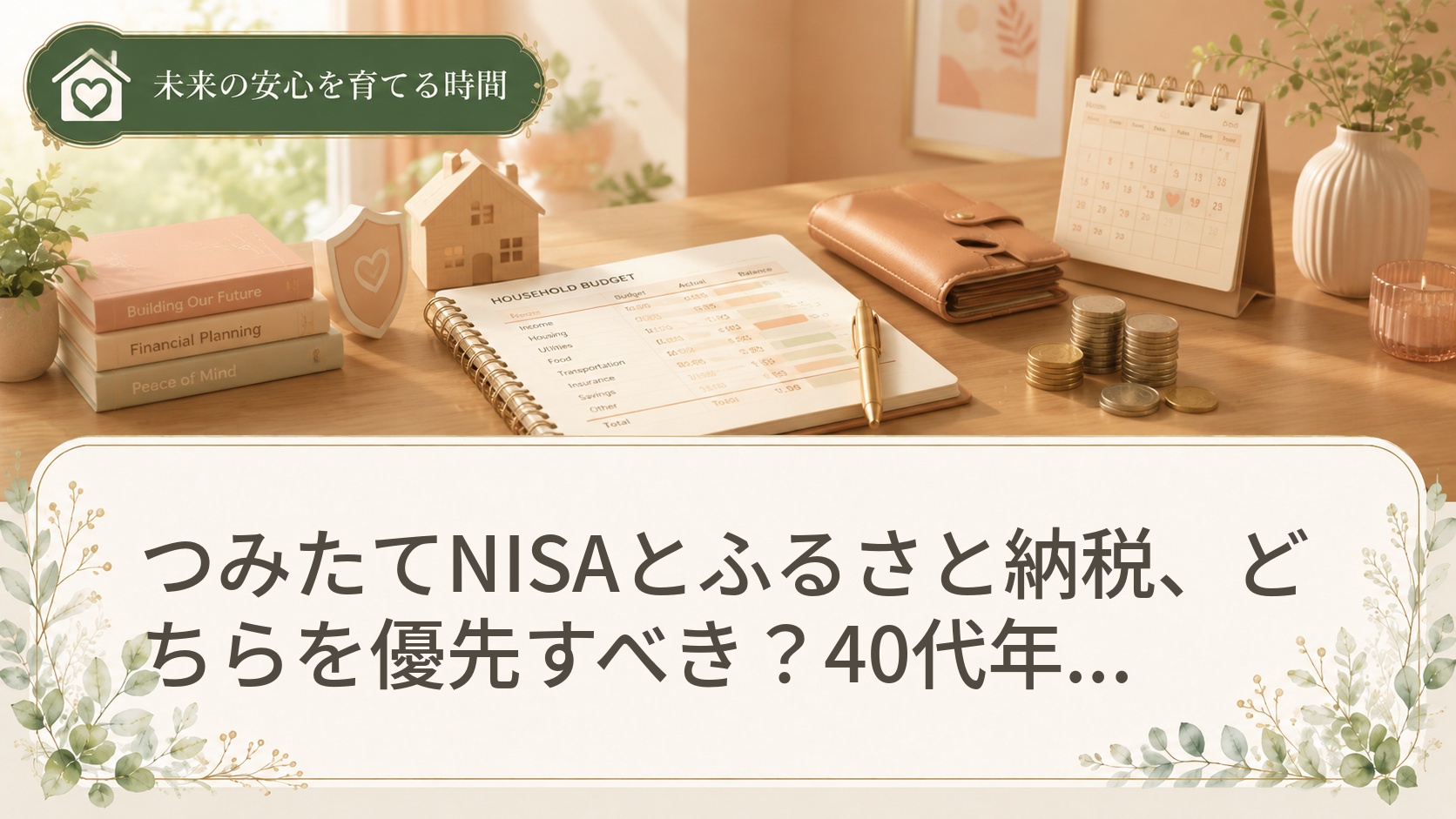 つみたてNISAとふるさと納税、どちらを優先すべき？40代年収別賢い選択肢