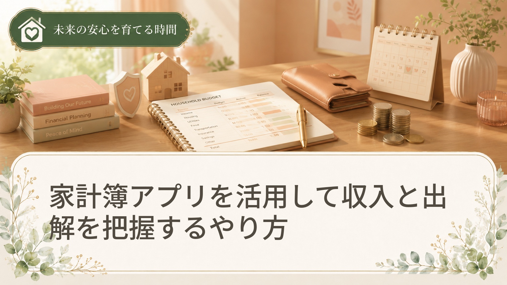 家計簿アプリを活用して収入と出解を把握するやり方
