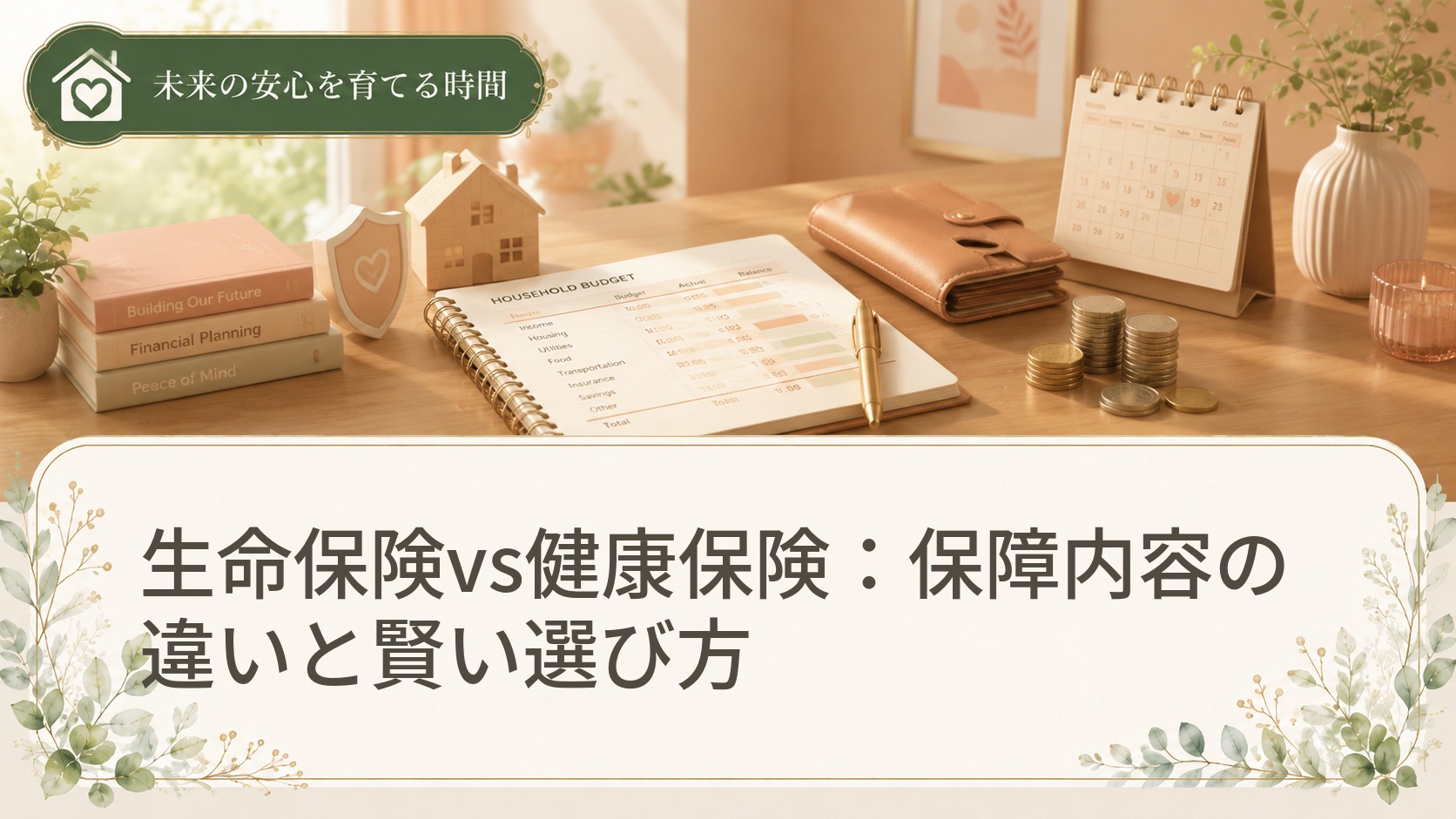 生命保険vs健康保険：保障内容の違いと賢い選び方