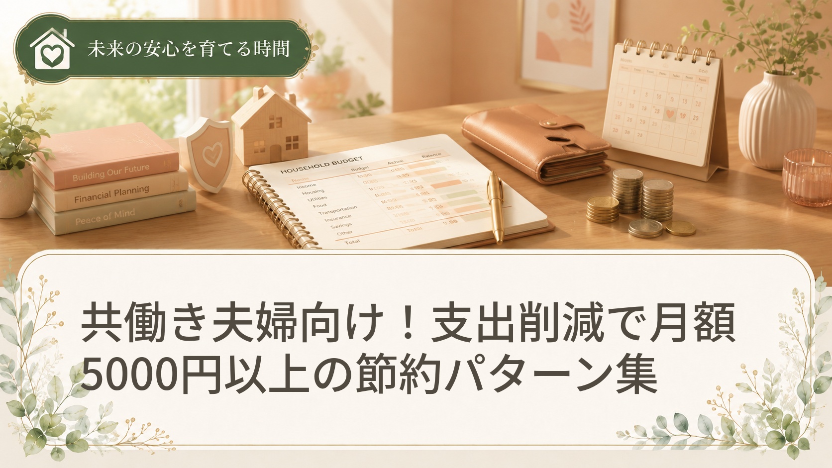 共働き夫婦向け！支出削減で月額5000円以上の節約パターン集