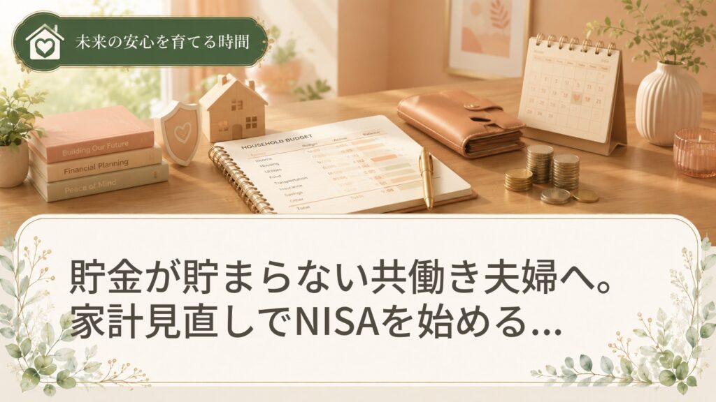 貯金が貯まらない共働き夫婦へ。家計見直しでNISAを始める前に知っておくべきこと