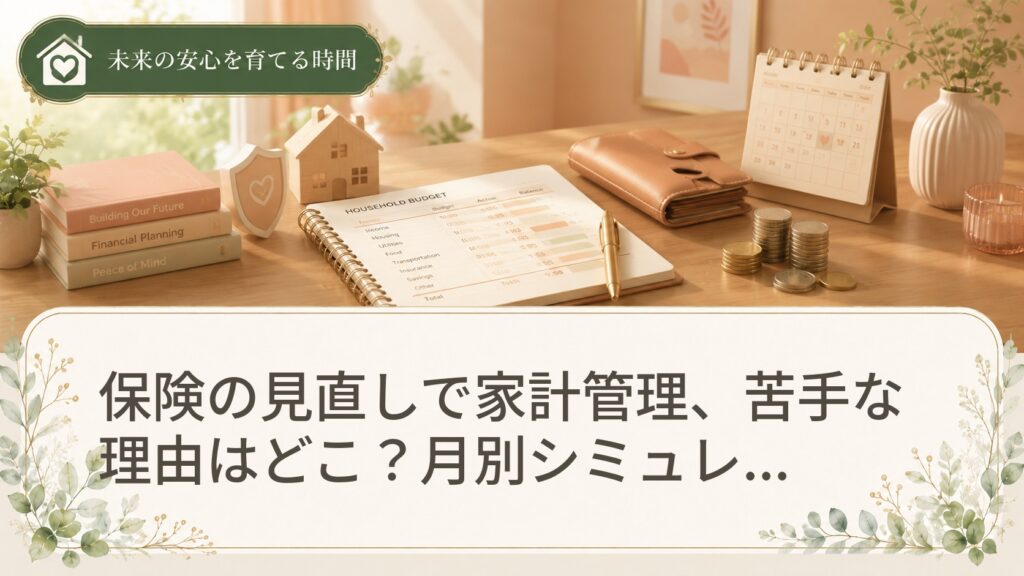 保険の見直しで家計管理、苦手な理由はどこ？月別シミュレーションで解決