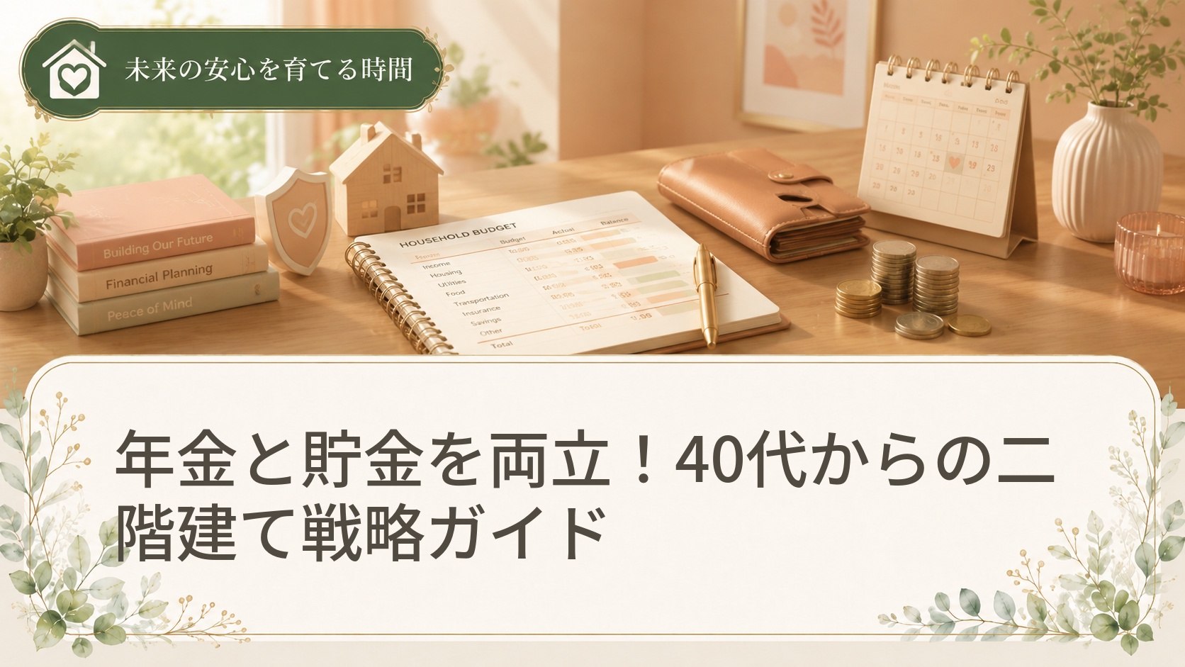 年金と貯金を両立！40代からの二階建て戦略ガイド