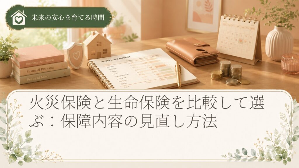 火災保険と生命保険を比較して選ぶ：保障内容の見直し方法