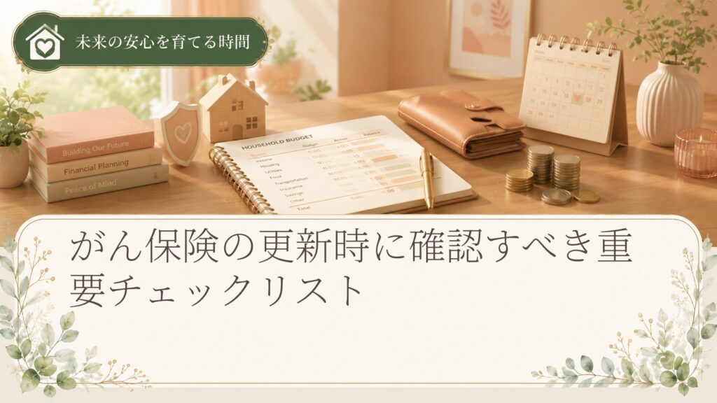 がん保険の更新時に確認すべき重要チェックリスト